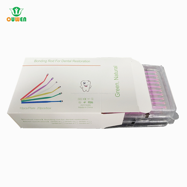 OUWEN Tek Kullanımlık Yapıştırıcı Uçu Dental Doldurma Bağlama Çubuğu Tutkal Tip ile Mikro Aplikatör