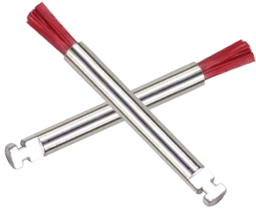 Tırnak güzelliği için metal saplı esnek mikro peygamber fırça