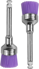 Diş telleri için metal saplı sert peygamber fırça